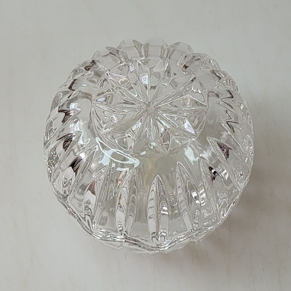 Vintage Led Crystal Trinket Treasure‎ Box Candle Holder Egg Shape - Picture 12 of 16